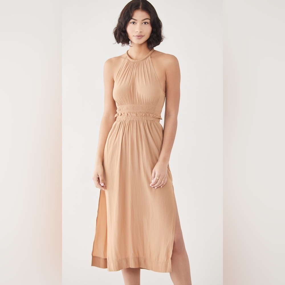 NWOT A.L.C. Klara Halter Dress in color Toffee, size 6